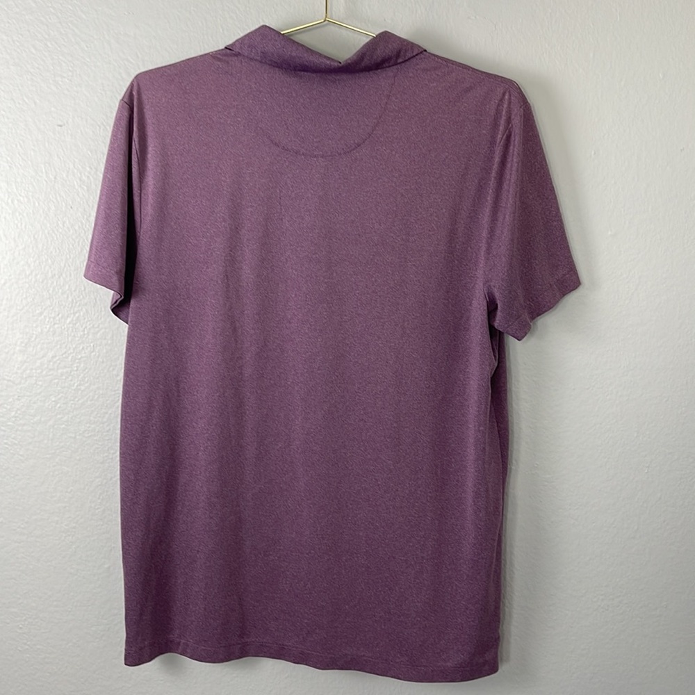 Apt. 9 Burgundy Red Spacedye Polo - Picture 6 of 6